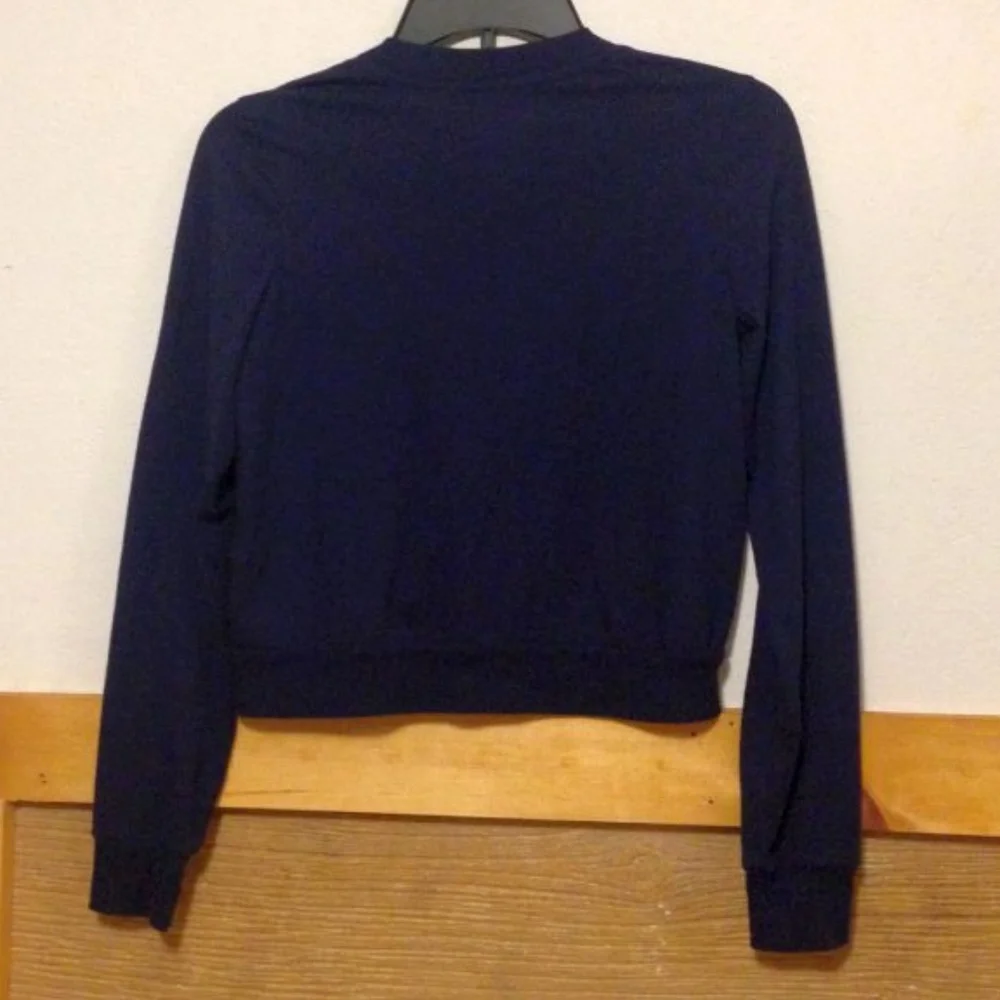 Justice zip up lite weight jacket/top sz 14
